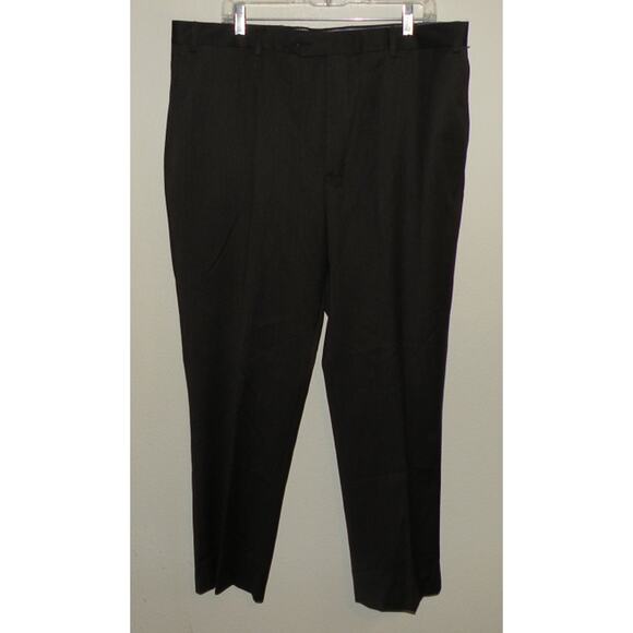 Kirkland Signature Flat Front Men's Wool Dress Pants Slacks 38 x 30 Brown NWT - Picture 1 of 3